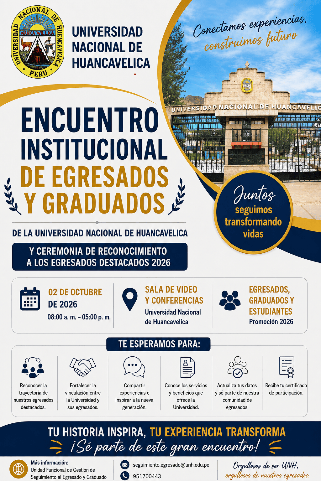 “Encuentro Institucional de Egresados y Graduados 2026”